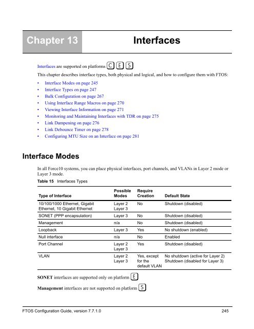 FTOS Configuration Guide for the C-Series - Force10 Networks