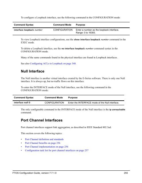 FTOS Configuration Guide for the C-Series - Force10 Networks