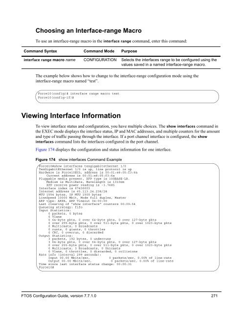 FTOS Configuration Guide for the C-Series - Force10 Networks