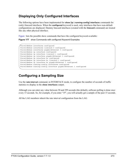 FTOS Configuration Guide for the C-Series - Force10 Networks