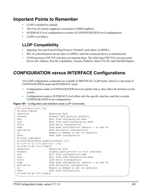 FTOS Configuration Guide for the C-Series - Force10 Networks