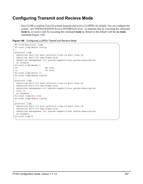 FTOS Configuration Guide for the C-Series - Force10 Networks