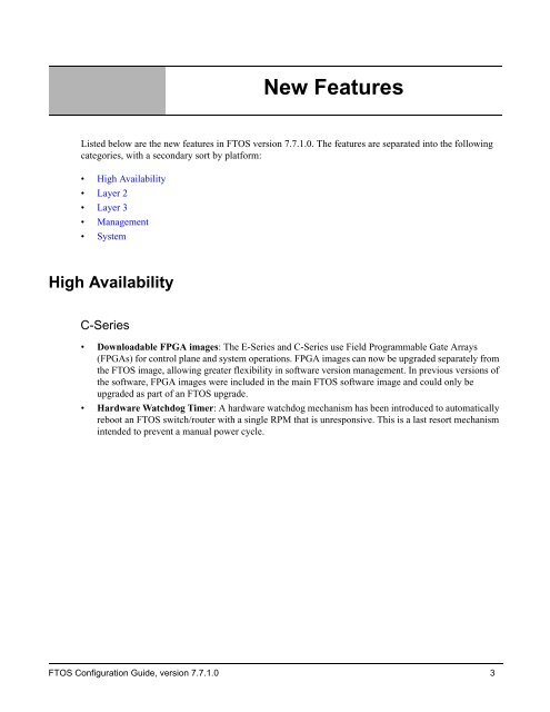 FTOS Configuration Guide for the C-Series - Force10 Networks