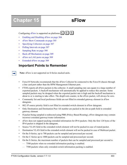 FTOS Configuration Guide for the C-Series - Force10 Networks