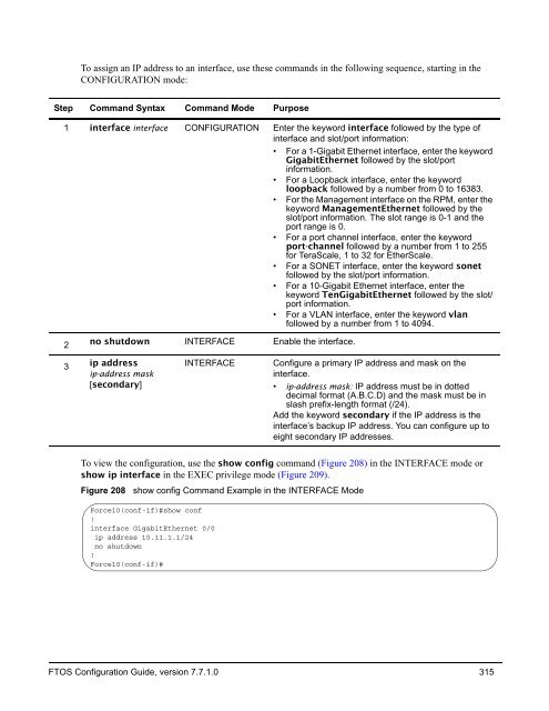 FTOS Configuration Guide for the C-Series - Force10 Networks