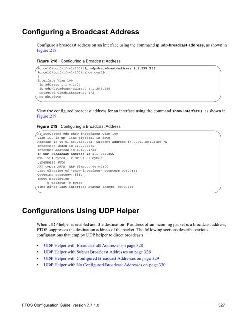 FTOS Configuration Guide for the C-Series - Force10 Networks