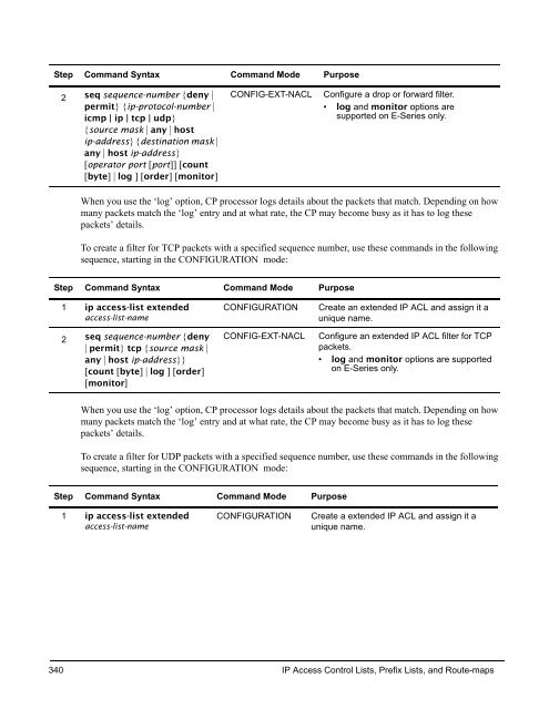 FTOS Configuration Guide for the C-Series - Force10 Networks