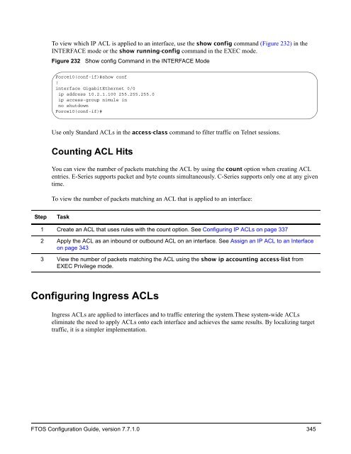 FTOS Configuration Guide for the C-Series - Force10 Networks