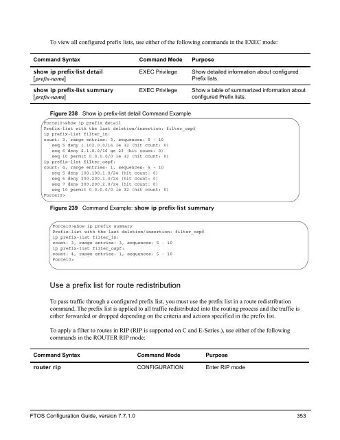 FTOS Configuration Guide for the C-Series - Force10 Networks