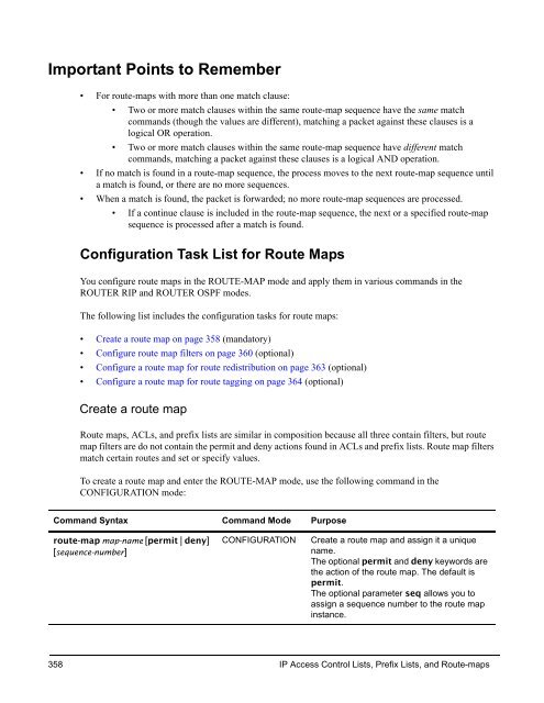 FTOS Configuration Guide for the C-Series - Force10 Networks