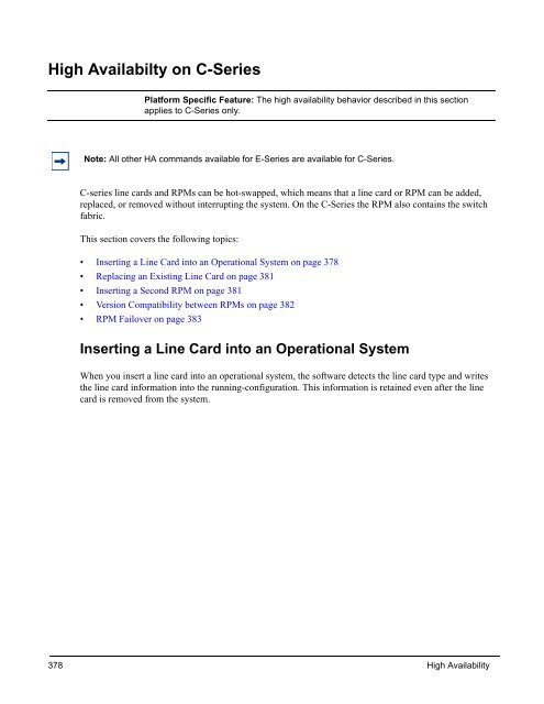 FTOS Configuration Guide for the C-Series - Force10 Networks