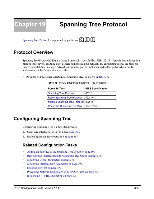 FTOS Configuration Guide for the C-Series - Force10 Networks