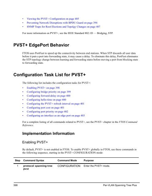 FTOS Configuration Guide for the C-Series - Force10 Networks