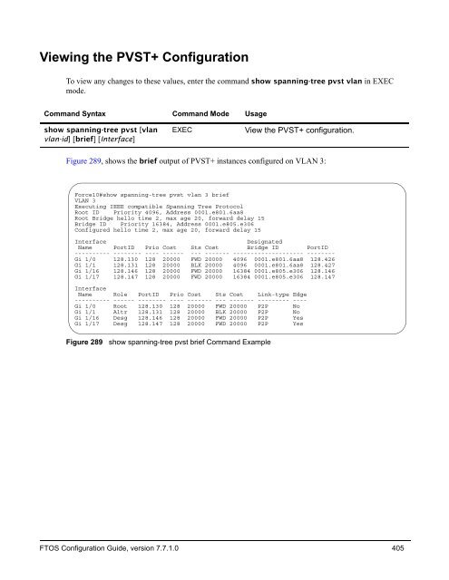 FTOS Configuration Guide for the C-Series - Force10 Networks