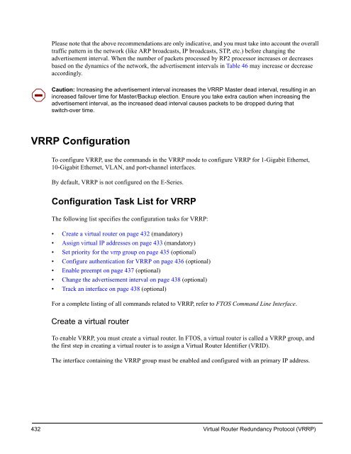 FTOS Configuration Guide for the C-Series - Force10 Networks