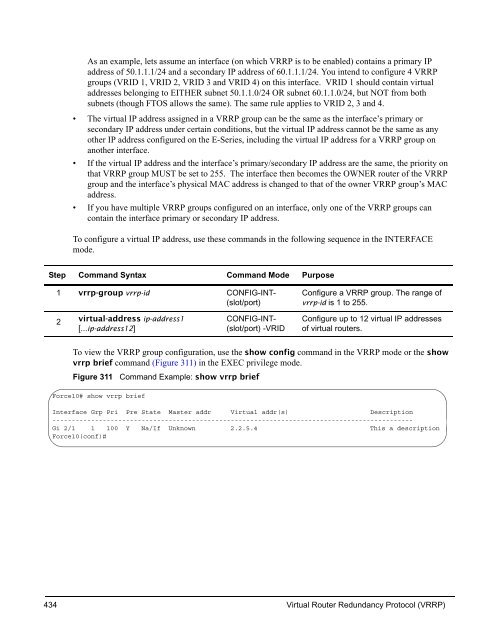 FTOS Configuration Guide for the C-Series - Force10 Networks