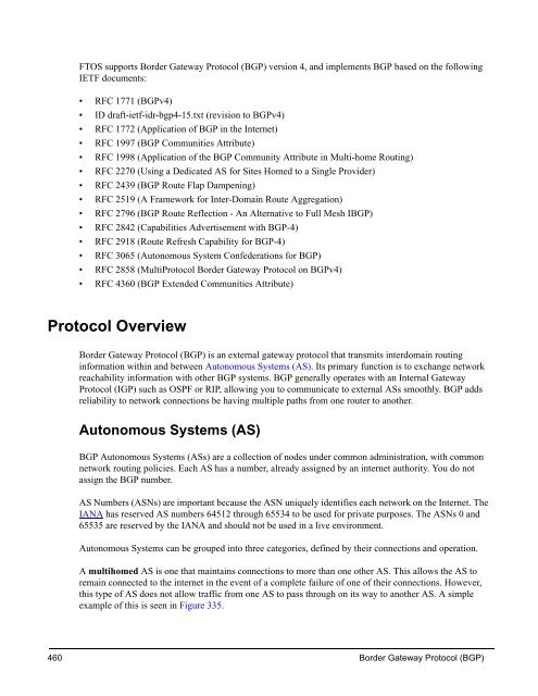 FTOS Configuration Guide for the C-Series - Force10 Networks