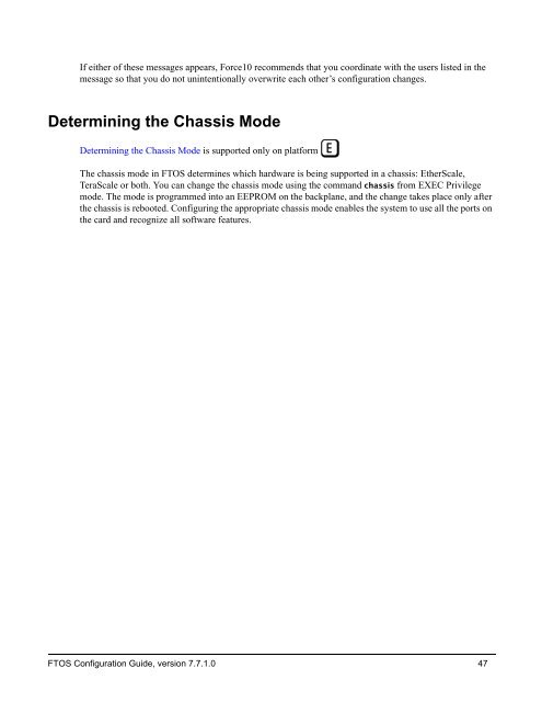 FTOS Configuration Guide for the C-Series - Force10 Networks