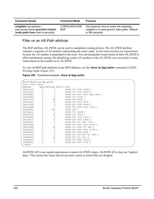 FTOS Configuration Guide for the C-Series - Force10 Networks