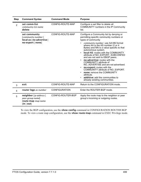 FTOS Configuration Guide for the C-Series - Force10 Networks