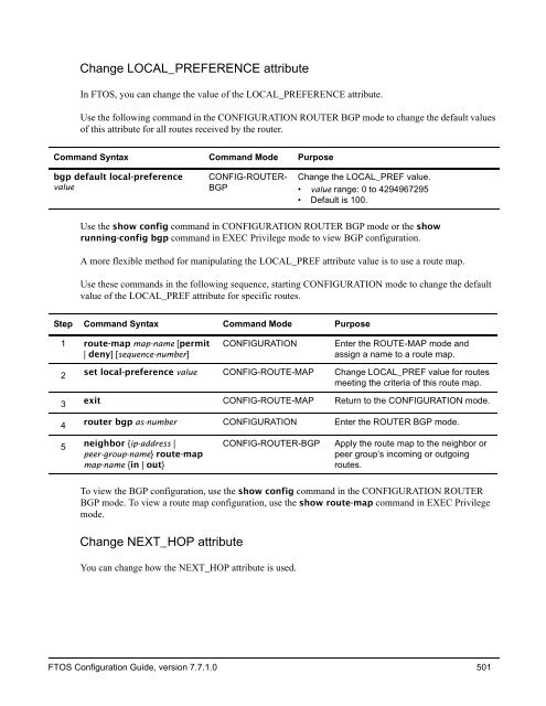 FTOS Configuration Guide for the C-Series - Force10 Networks