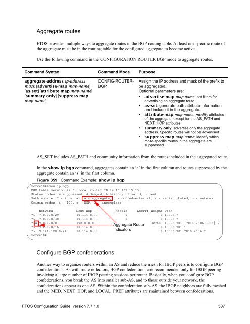 FTOS Configuration Guide for the C-Series - Force10 Networks