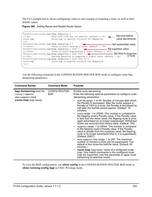 FTOS Configuration Guide for the C-Series - Force10 Networks