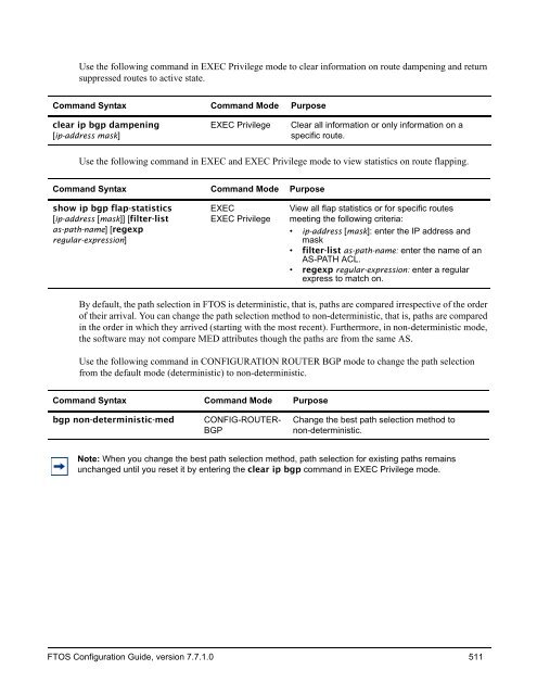 FTOS Configuration Guide for the C-Series - Force10 Networks