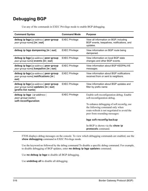 FTOS Configuration Guide for the C-Series - Force10 Networks