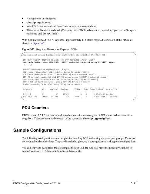 FTOS Configuration Guide for the C-Series - Force10 Networks