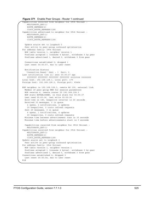 FTOS Configuration Guide for the C-Series - Force10 Networks