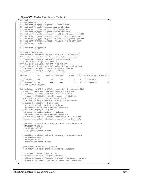 FTOS Configuration Guide for the C-Series - Force10 Networks