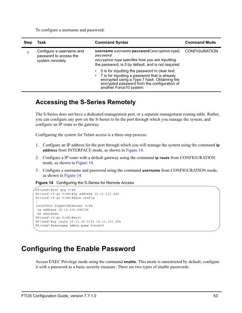 FTOS Configuration Guide for the C-Series - Force10 Networks