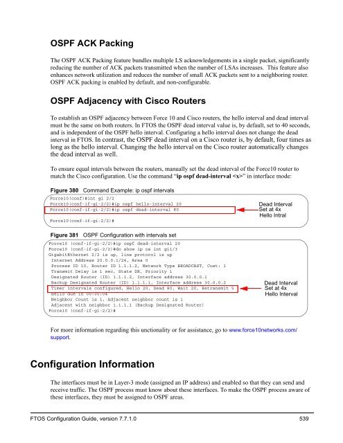 FTOS Configuration Guide for the C-Series - Force10 Networks