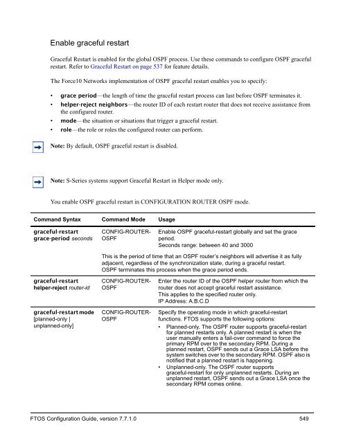 FTOS Configuration Guide for the C-Series - Force10 Networks