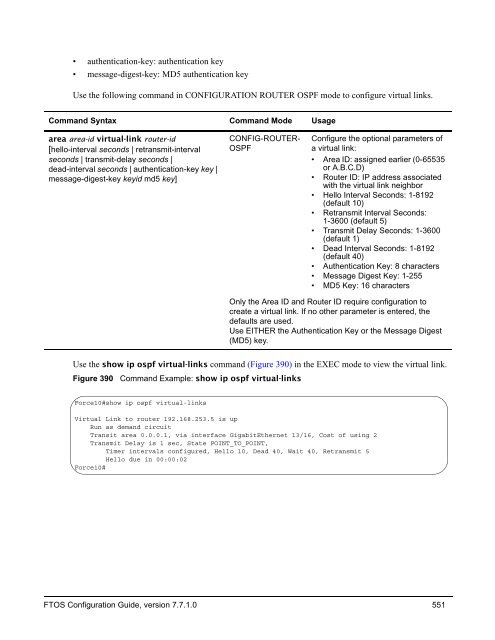 FTOS Configuration Guide for the C-Series - Force10 Networks