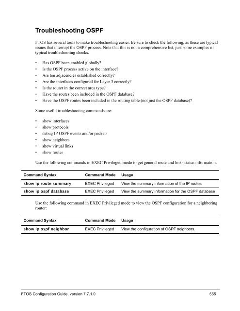 FTOS Configuration Guide for the C-Series - Force10 Networks