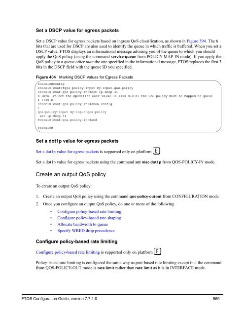 FTOS Configuration Guide for the C-Series - Force10 Networks