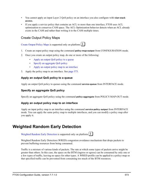 FTOS Configuration Guide for the C-Series - Force10 Networks