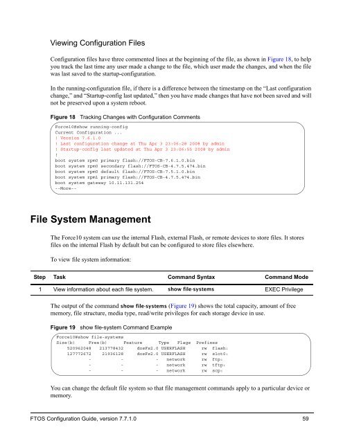 FTOS Configuration Guide for the C-Series - Force10 Networks