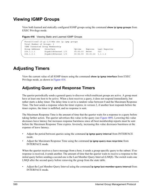 FTOS Configuration Guide for the C-Series - Force10 Networks