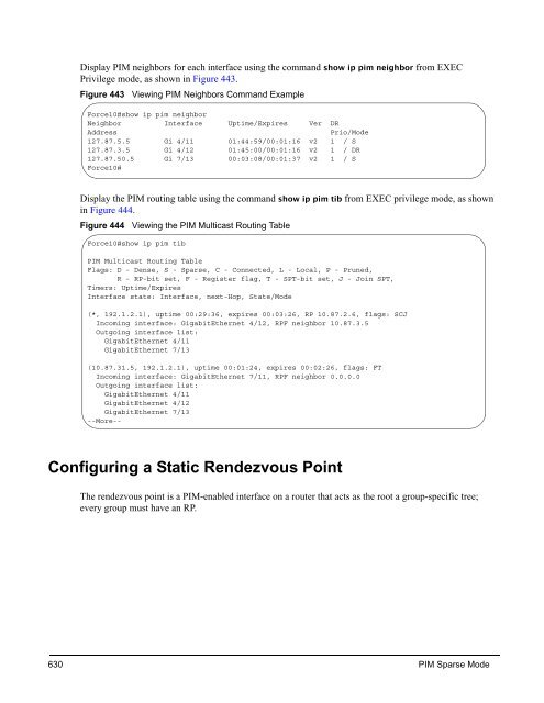 FTOS Configuration Guide for the C-Series - Force10 Networks