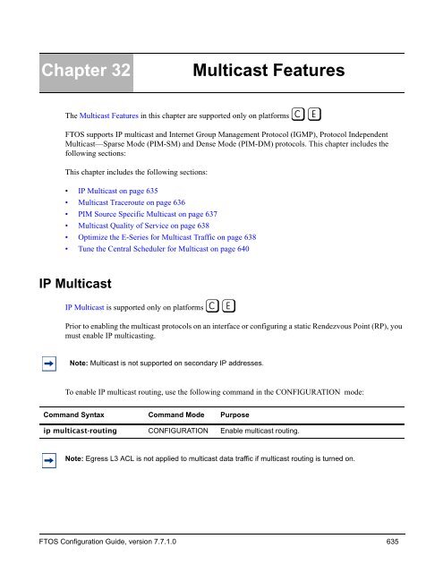 FTOS Configuration Guide for the C-Series - Force10 Networks