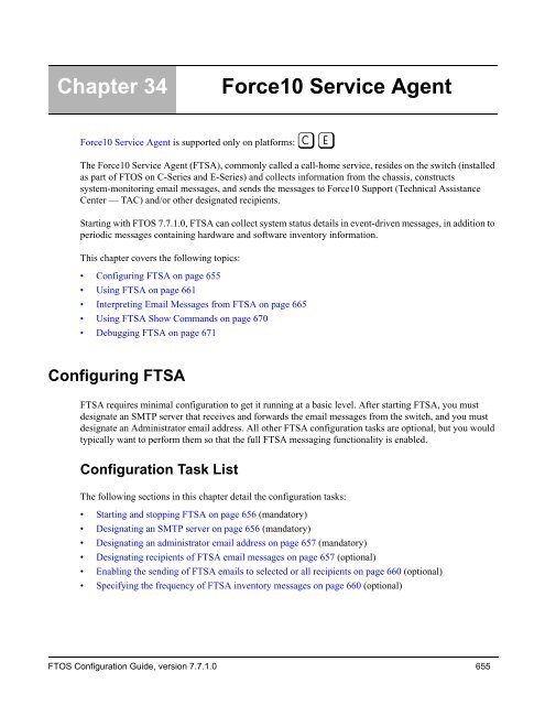 FTOS Configuration Guide for the C-Series - Force10 Networks