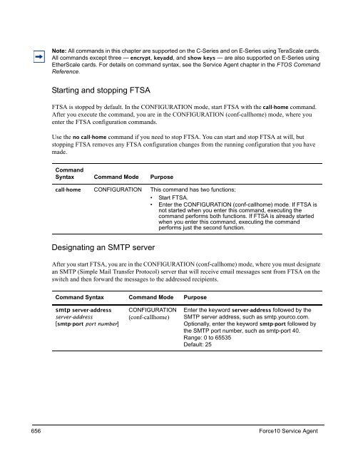 FTOS Configuration Guide for the C-Series - Force10 Networks