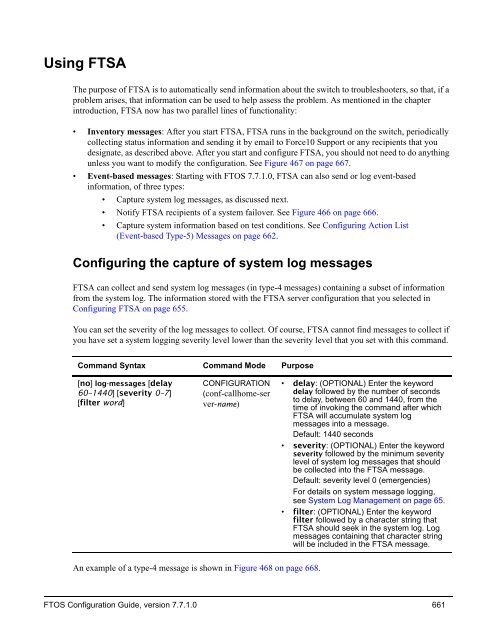 FTOS Configuration Guide for the C-Series - Force10 Networks