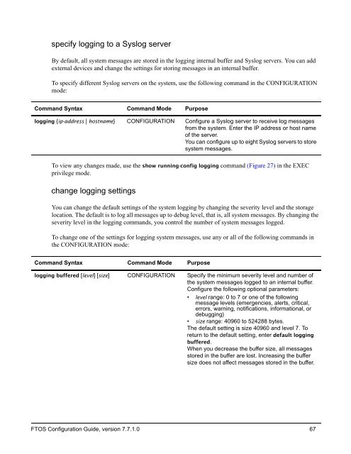 FTOS Configuration Guide for the C-Series - Force10 Networks