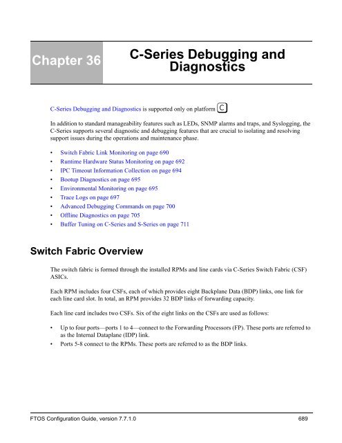 FTOS Configuration Guide for the C-Series - Force10 Networks