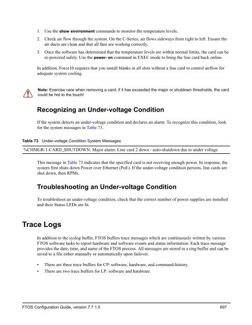 FTOS Configuration Guide for the C-Series - Force10 Networks