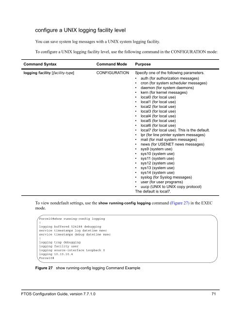 FTOS Configuration Guide for the C-Series - Force10 Networks